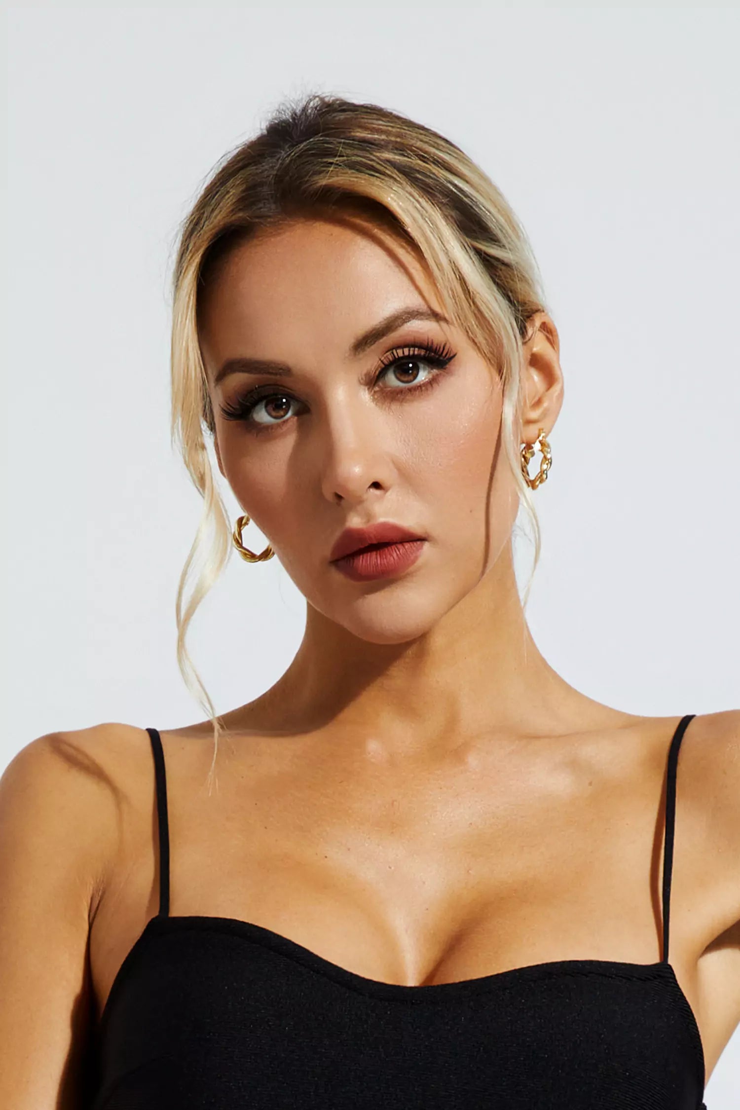 DALIA-  Spiral Circle Earrings