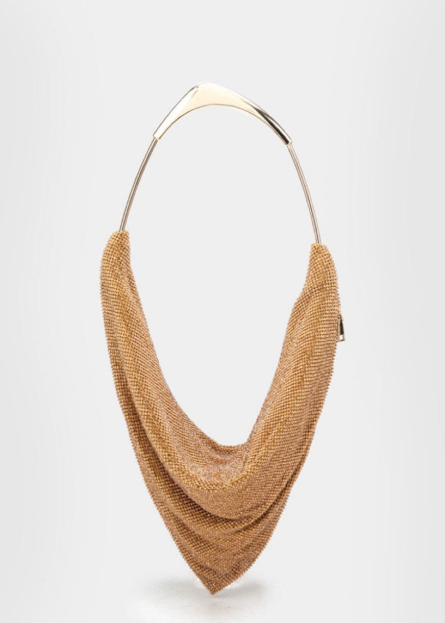 Torba typu tote Xinia zdobiona kryształkami