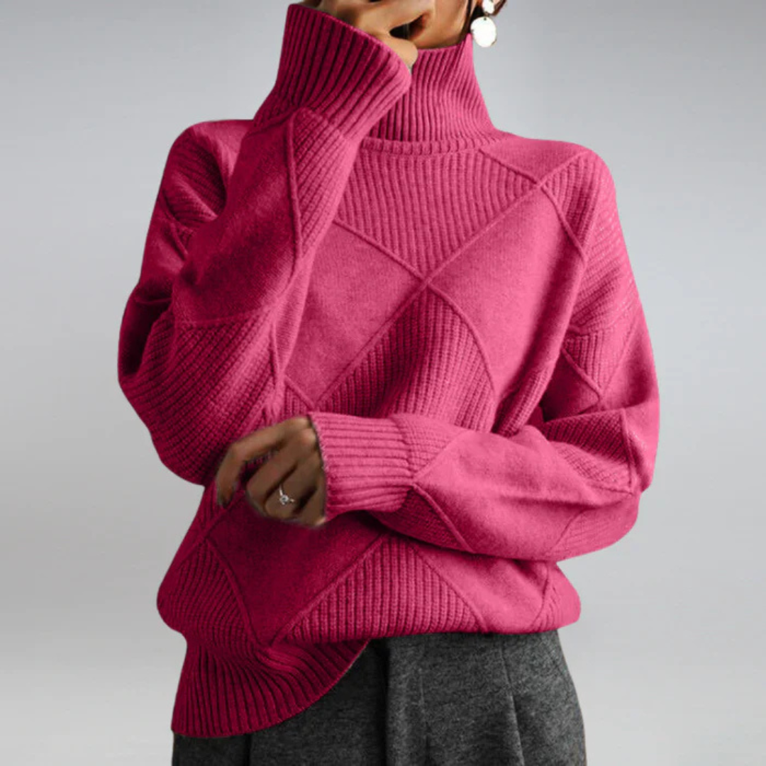 DALIA - Luxe Cashmere Turtleneck Sweater