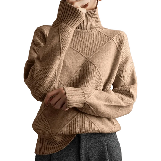 DALIA - Luxe Cashmere Turtleneck Sweater