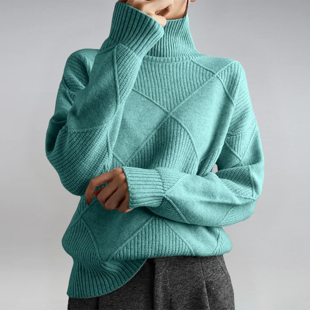 DALIA - Luxe Cashmere Turtleneck Sweater