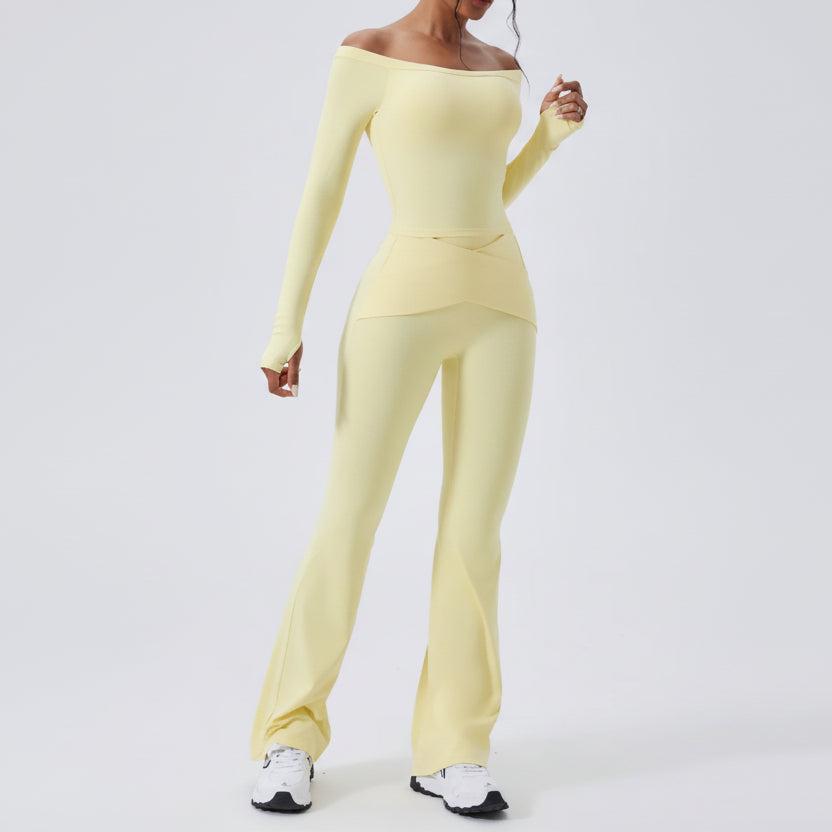 DALIA - Yogaset met schoudervullingen