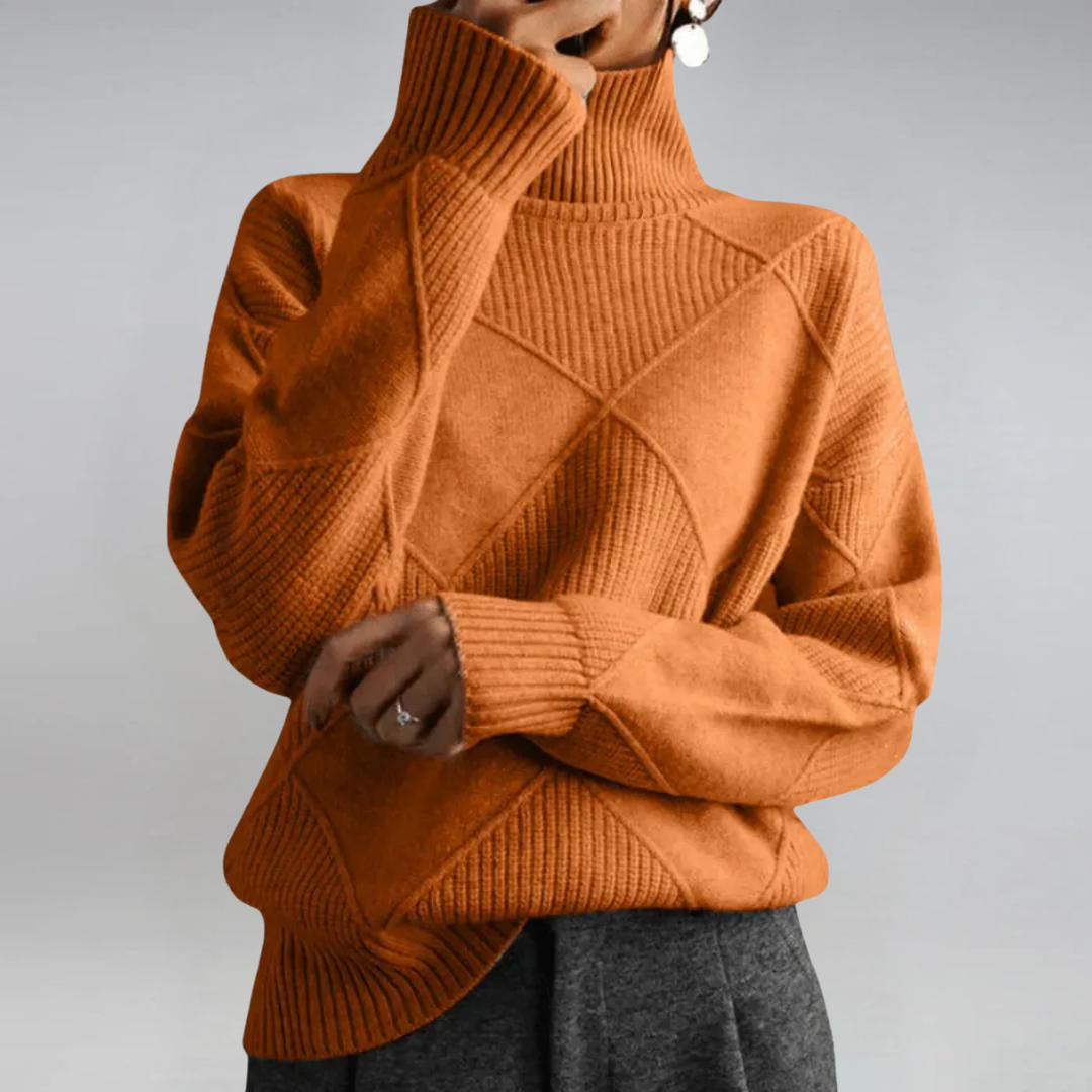 DALIA - Luxe Cashmere Turtleneck Sweater