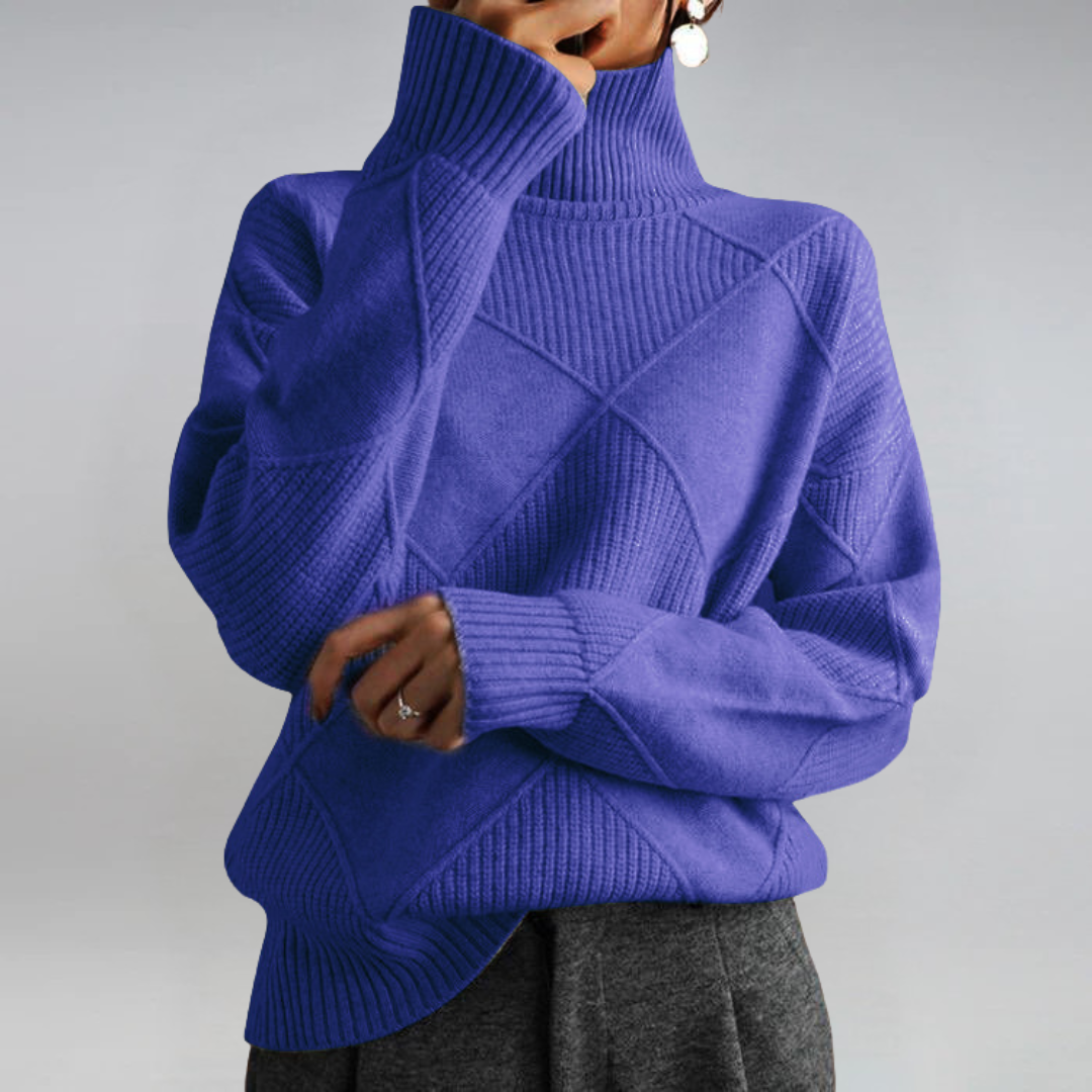 DALIA - Luxe Cashmere Turtleneck Sweater
