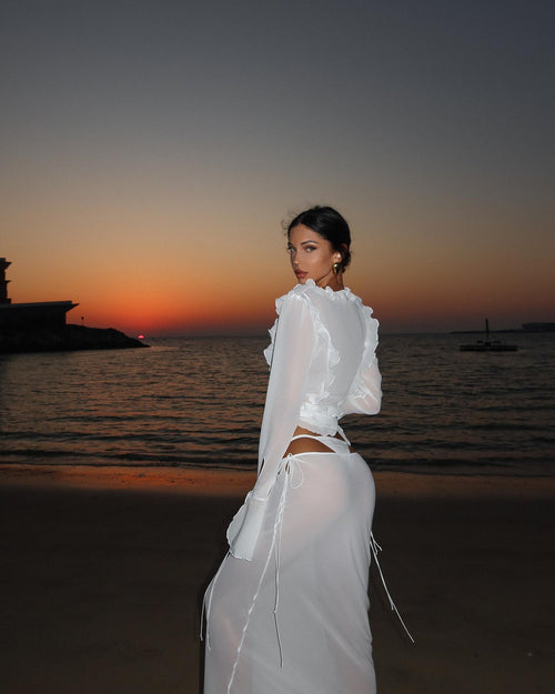 DALIA - Beach Two-Piece Set - White