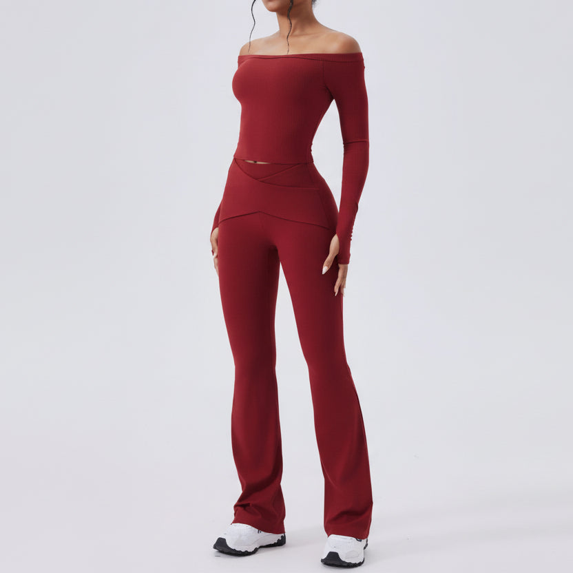 DALIA - Yogaset met schoudervullingen