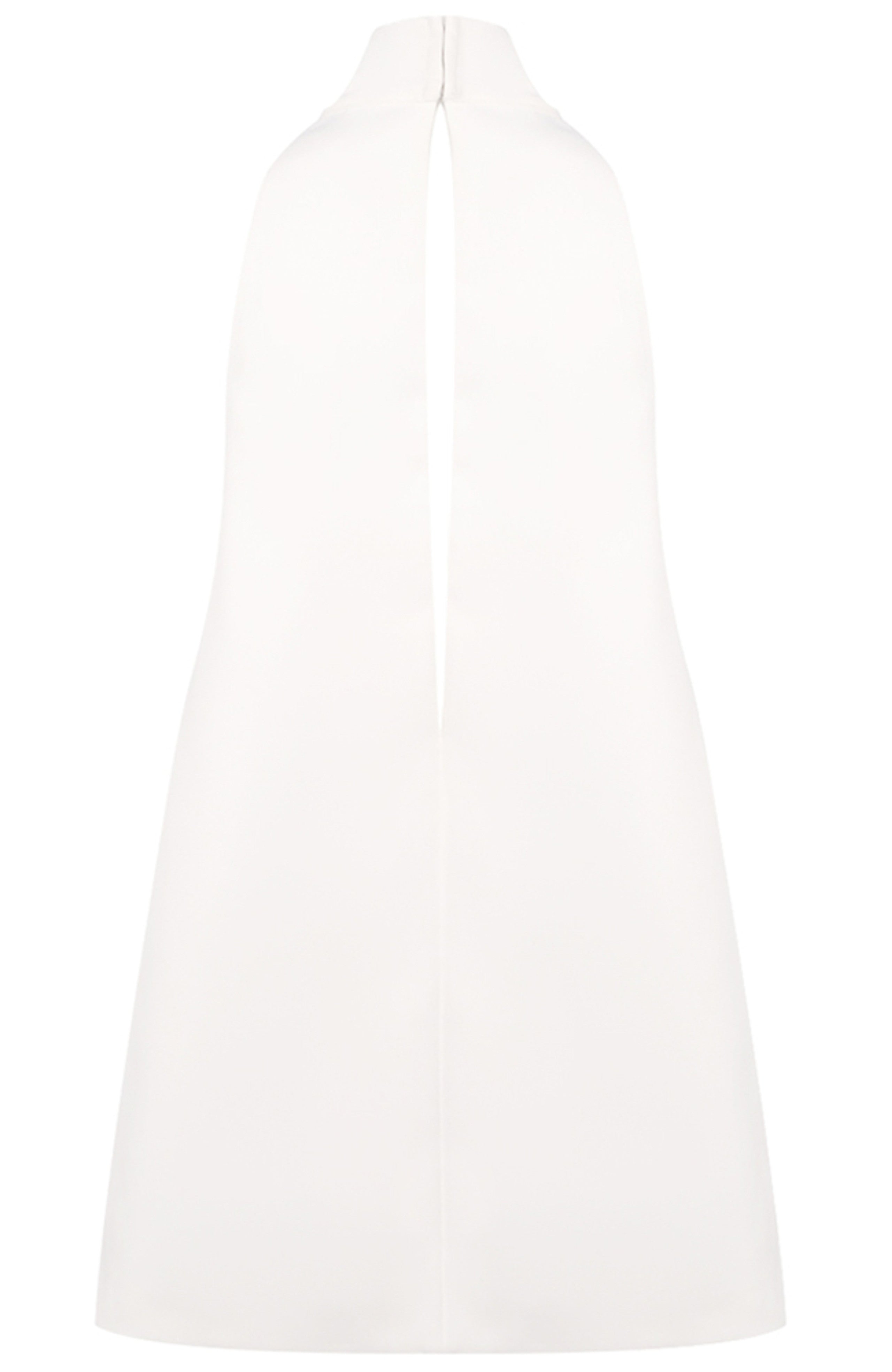 DALIA - Halter Cutout Mini Dress - White