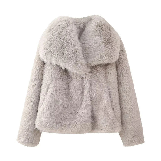 DALIA - Luxe Faux Fur Coat