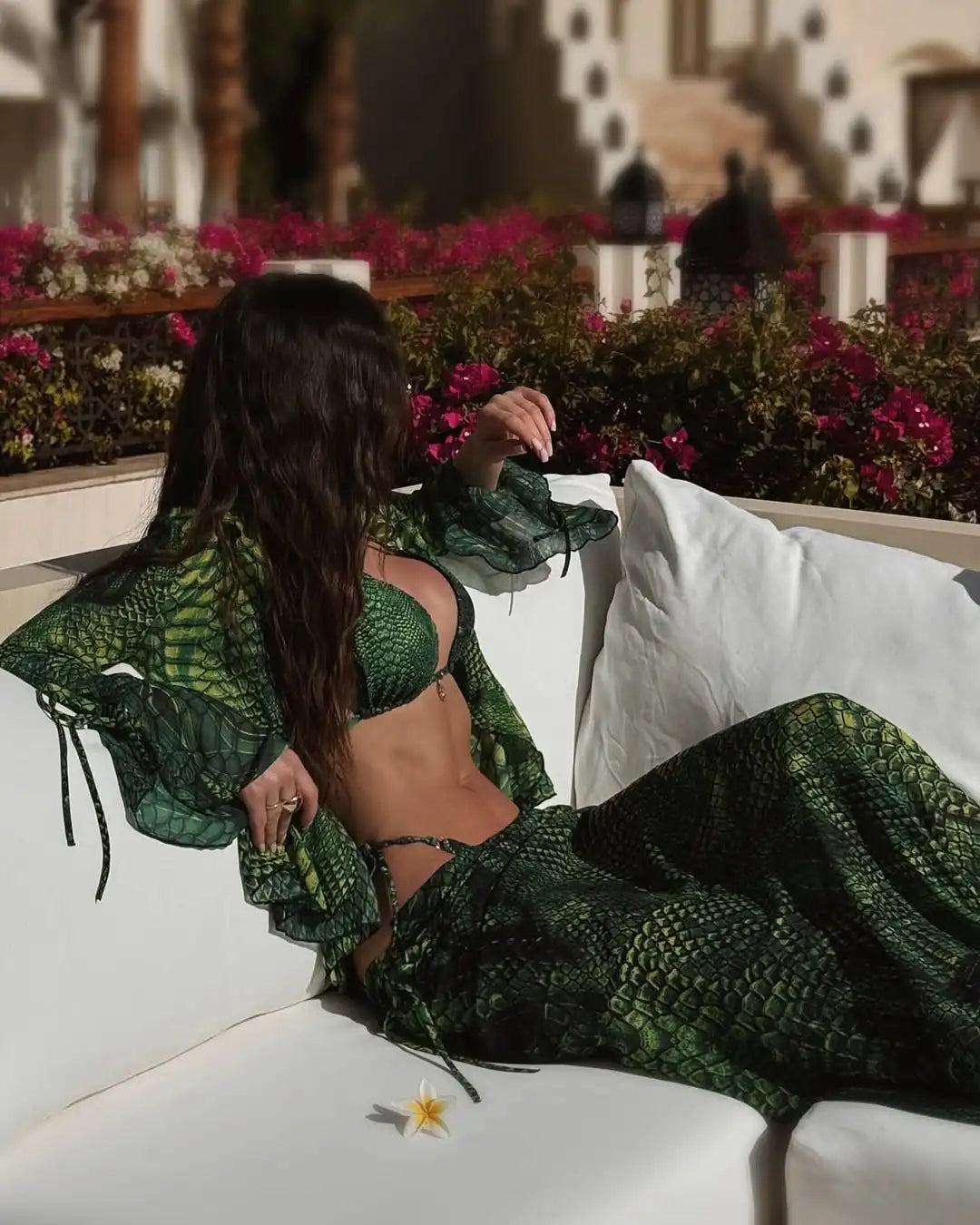DALIA - Emerald Serpent Bikini Set
