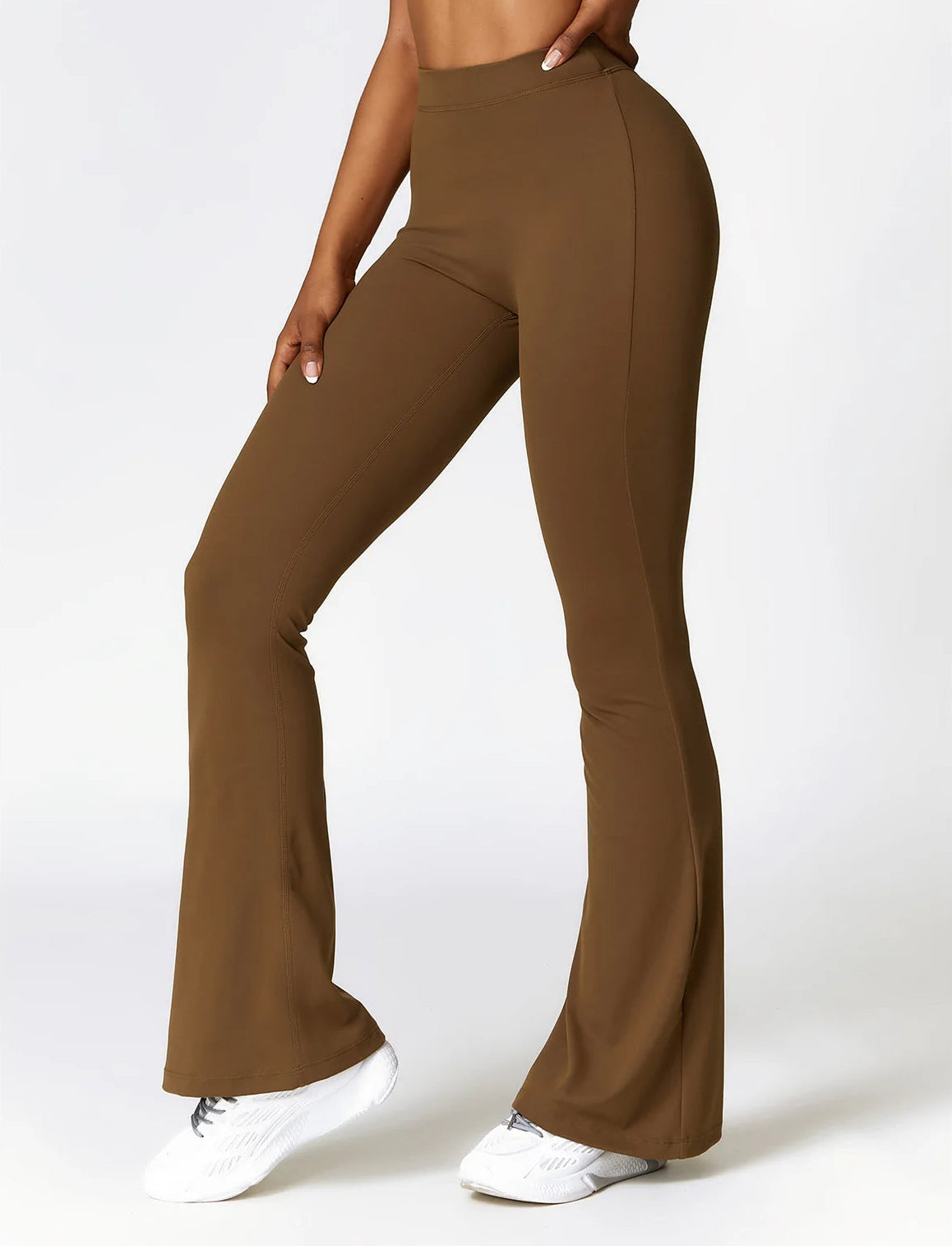 DALIA - Peach Lift Flare Pants