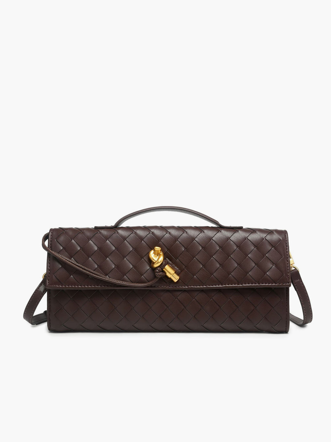 DALIA - Woven Flap Clutch