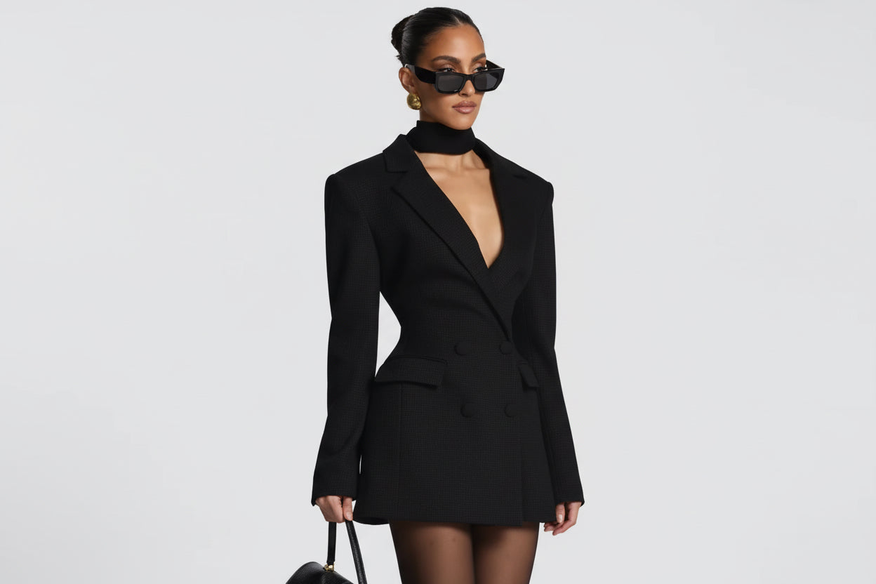 DALIA - Elegant Tailored Blazer Mini Dress