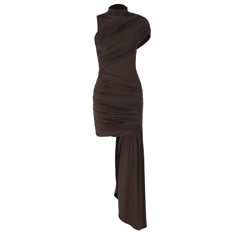 DALIA - Draped Ruched Dress