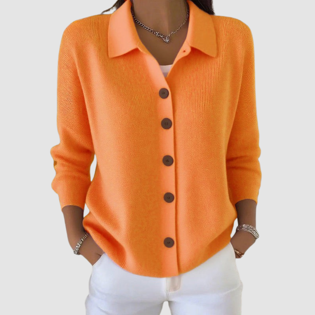 DALIA - Button-Up Knit Cardigan