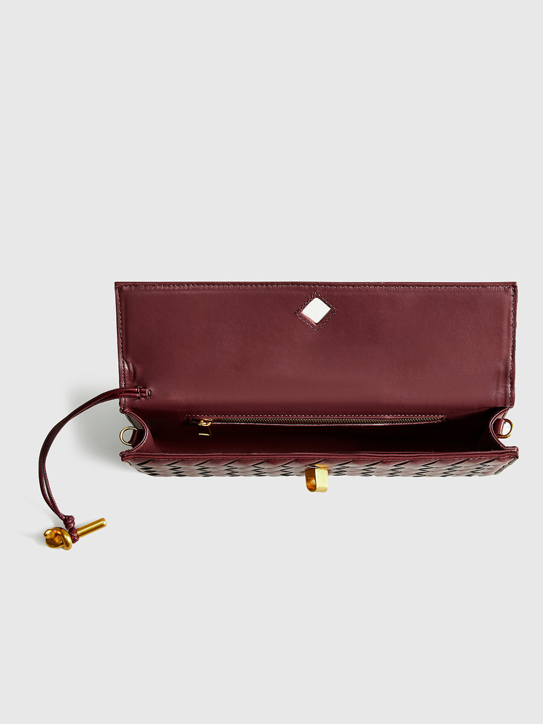 DALIA - Woven Flap Clutch