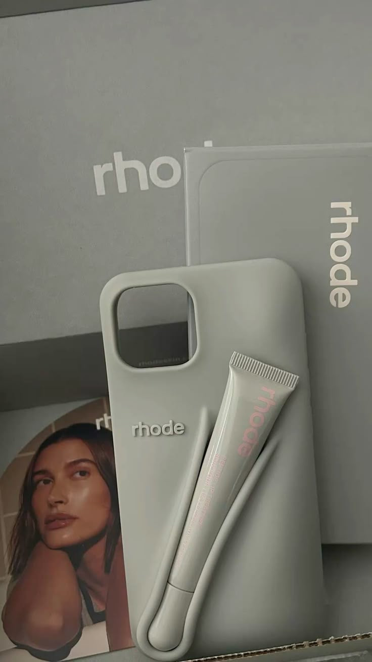 Rhode Phone Case Gray + Lip Gloss