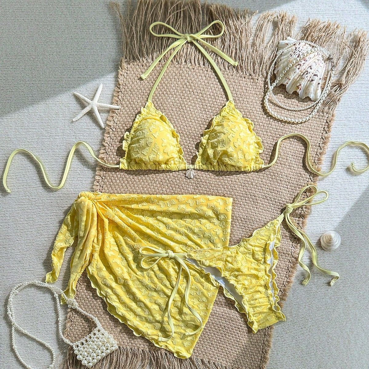 DALIA - Butterfly Bikini - Yellow