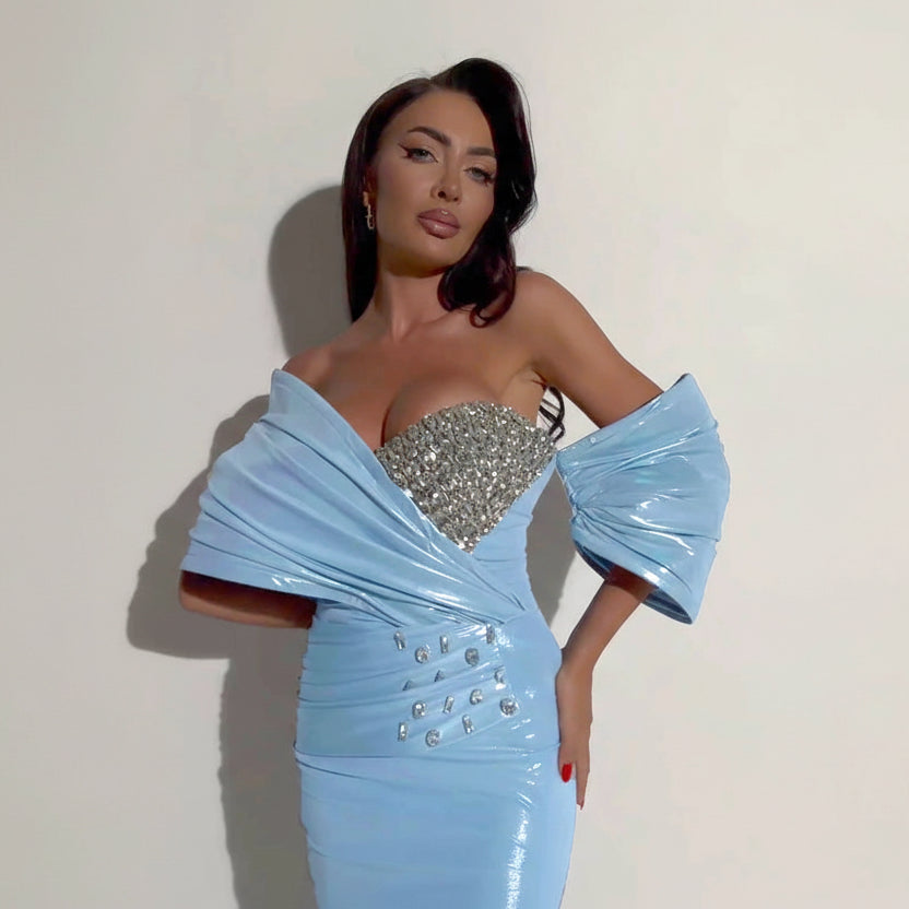 DALIA - Dubai Bandage Off Shoulder Dress