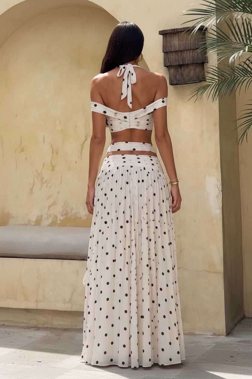DALIA - Dreamy Maxi Dress - Polka Dot