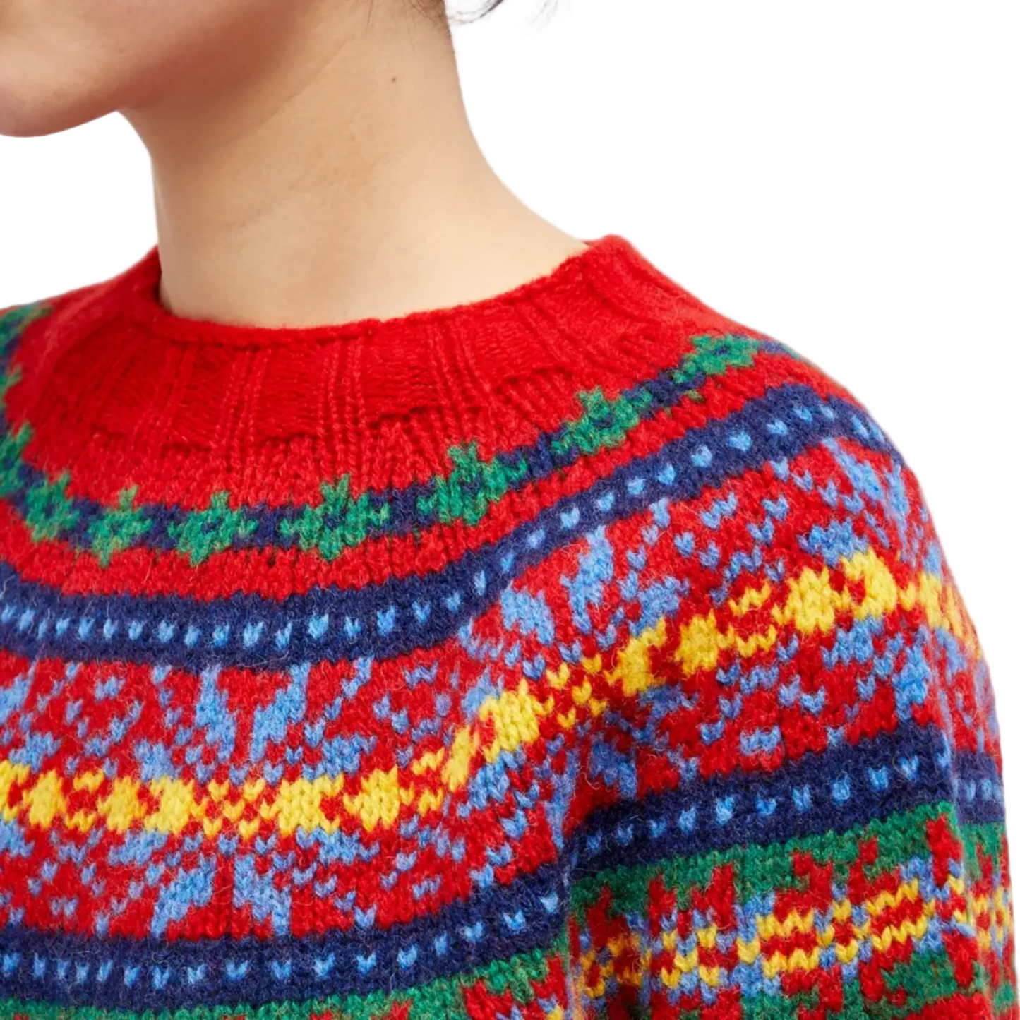 DALIA - Vintage Sweater Red