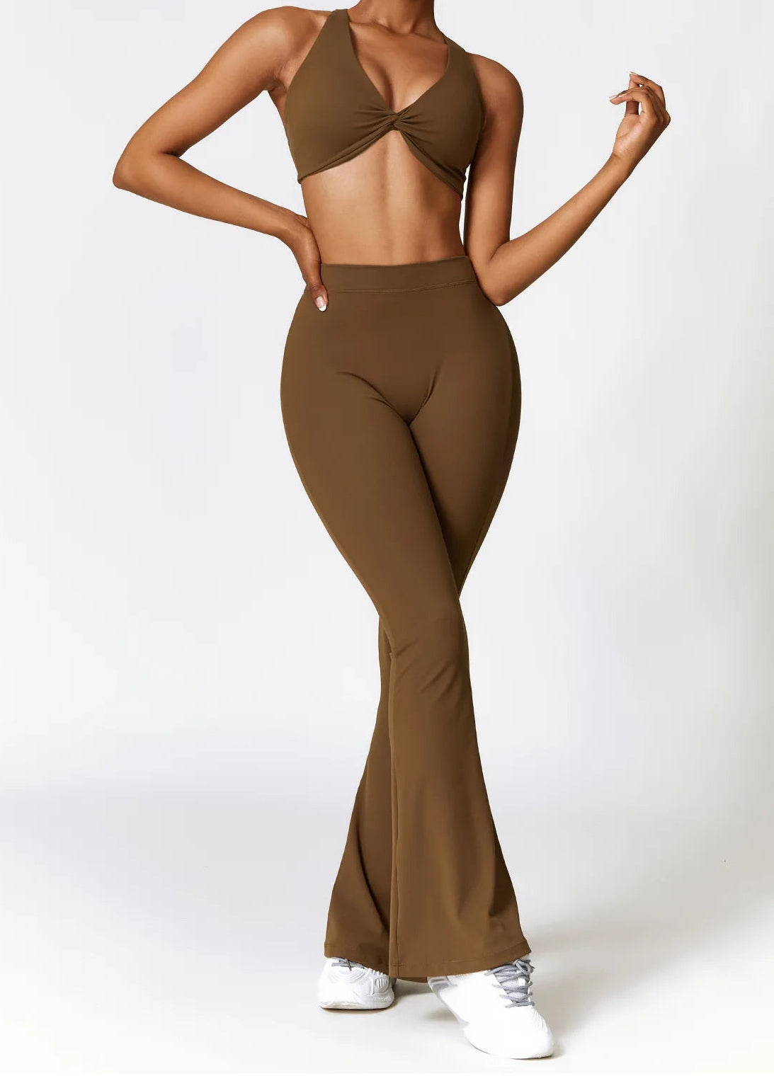 DALIA - Peach Lift Flare Pants