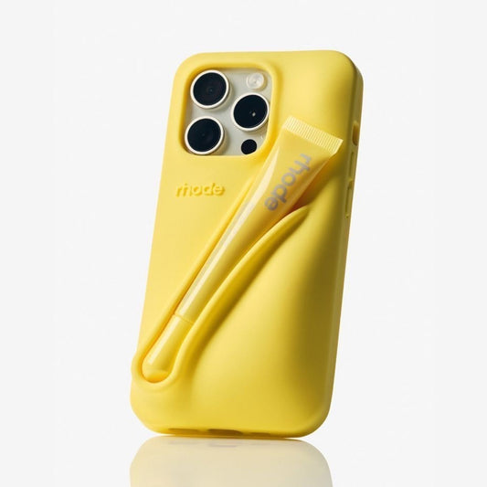 Rhode Phone Case Lemon + Lip Gloss