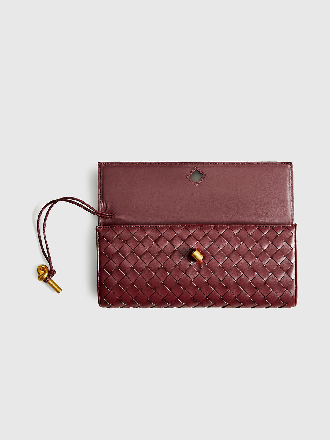 DALIA - Woven Flap Clutch