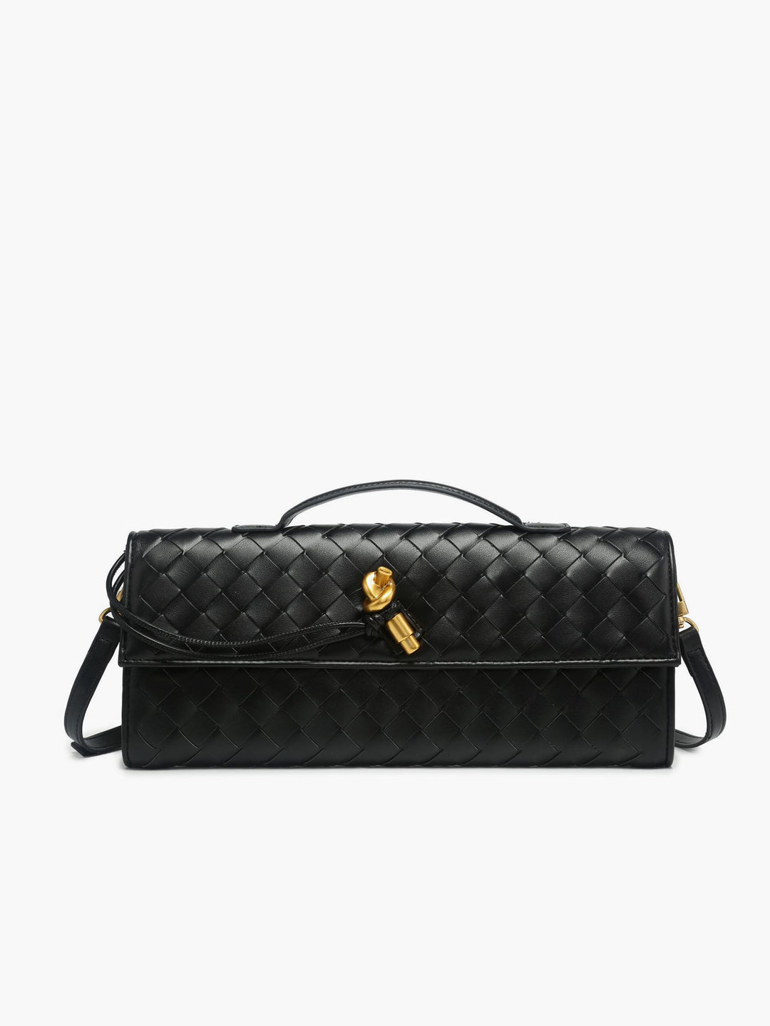 DALIA - Woven Flap Clutch