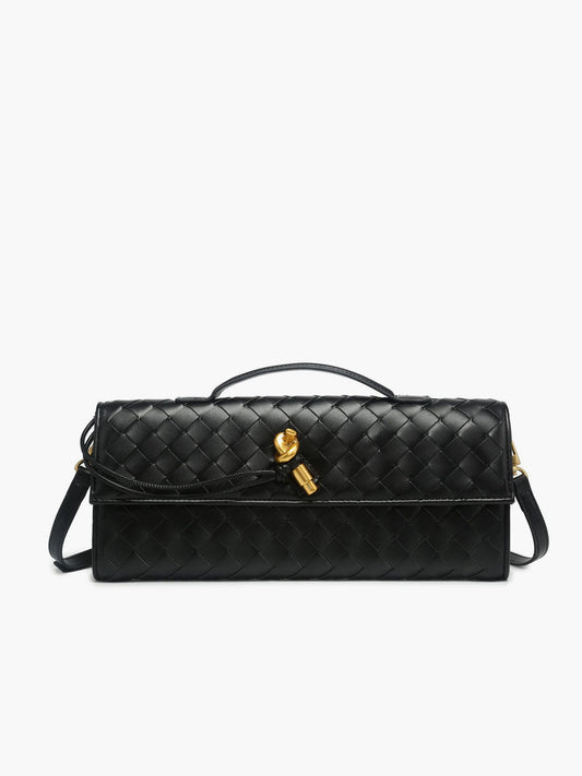 DALIA - Woven Flap Clutch