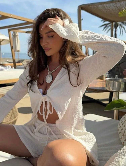 DALIA - Coastal Breeze Lounge Set - White