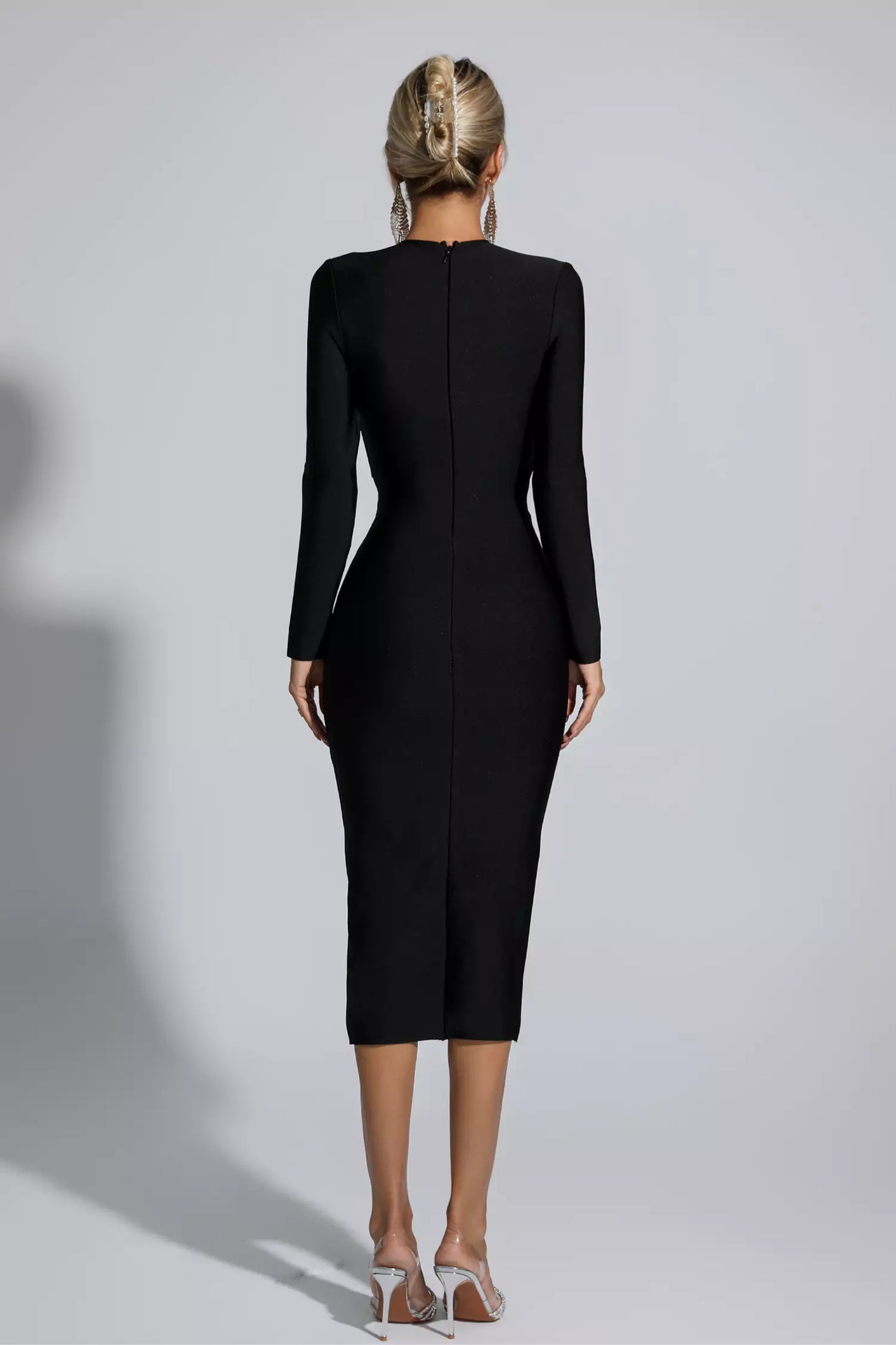 DALIA -  Cut Out Bandage Midi Dress
