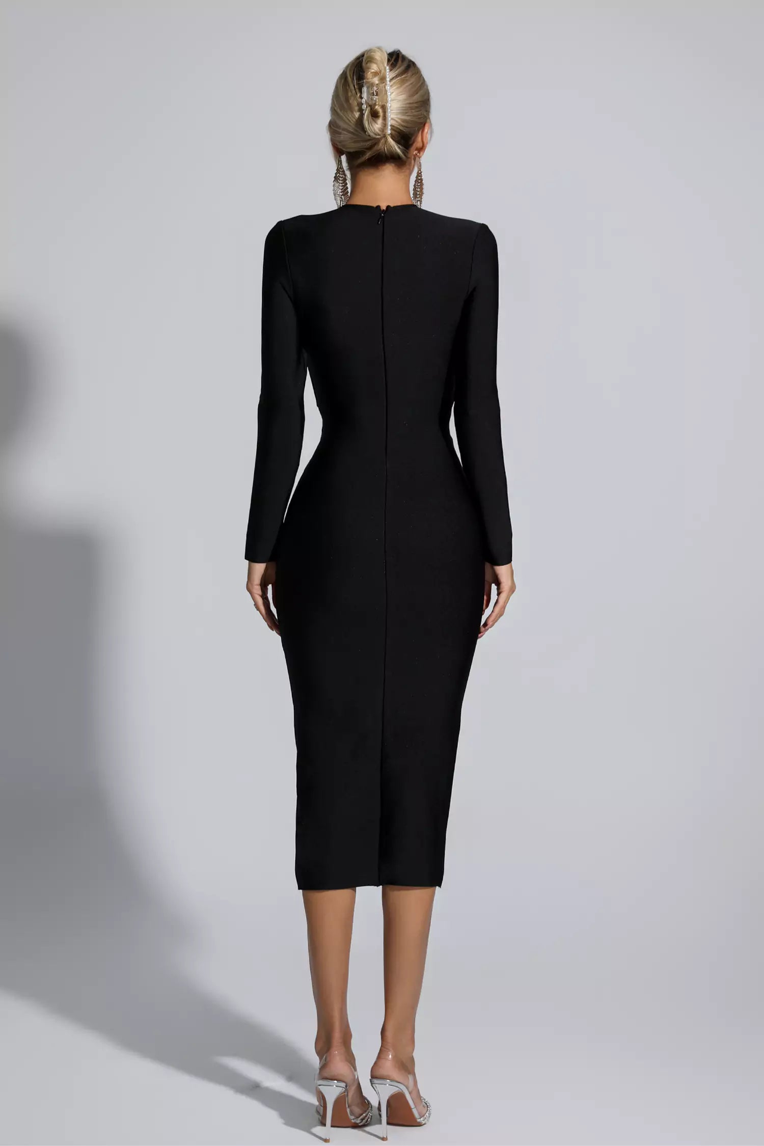 DALIA -  Cut Out Bandage Midi Dress