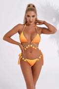 DALIA -  Gradient Orange Shell Bikini