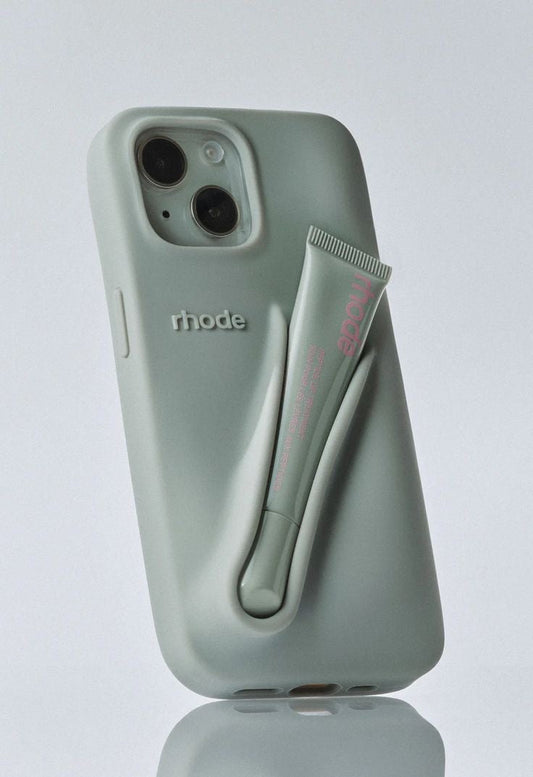Rhode Phone Case Gray + Lip Gloss