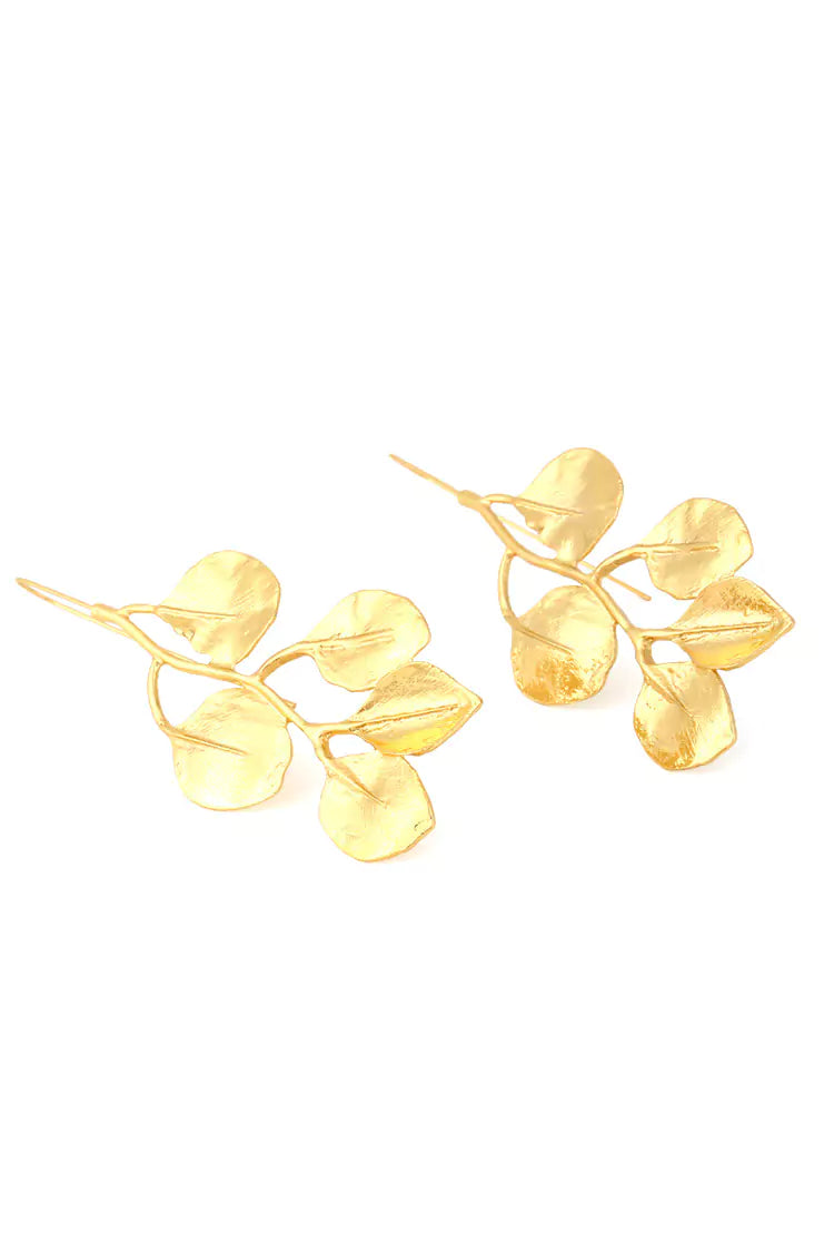 DALIA - Golden Leaves Earrings