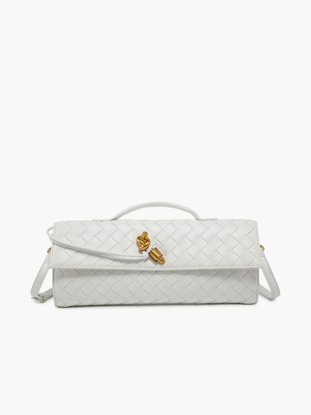 DALIA - Woven Flap Clutch