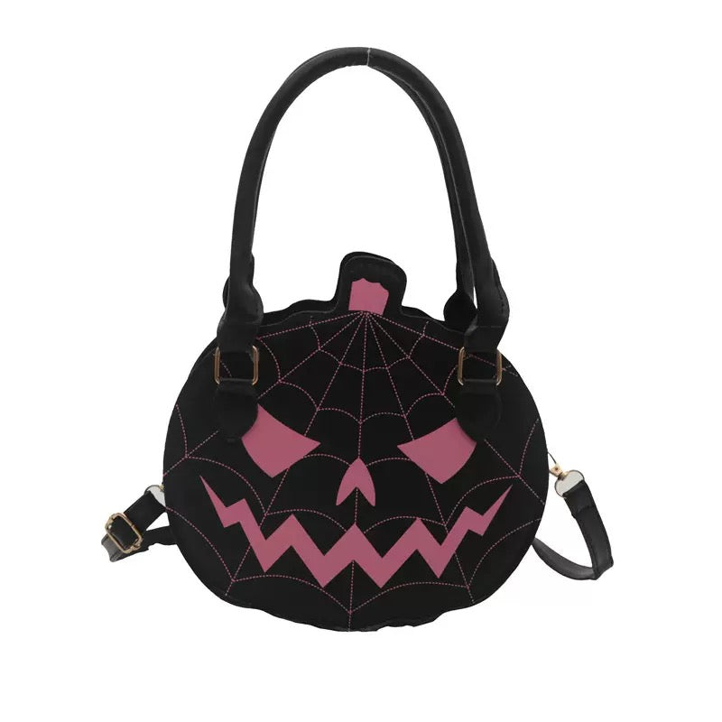 DALIA – Pumpkin Halloween Bag - Black & Pink