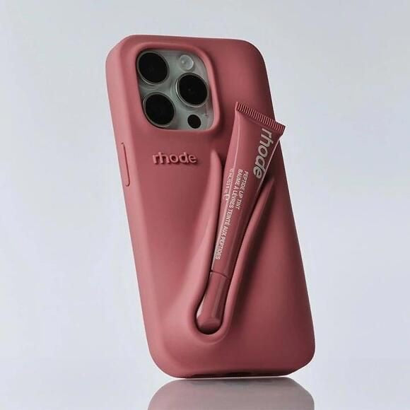Rhode Phone Case Toast + Lip Gloss