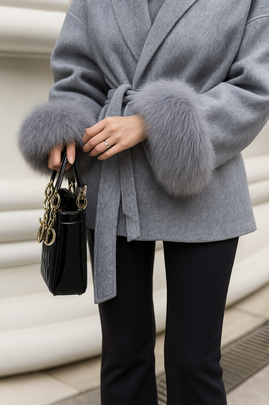 DALIA - Woolen Coat Women Chic Short