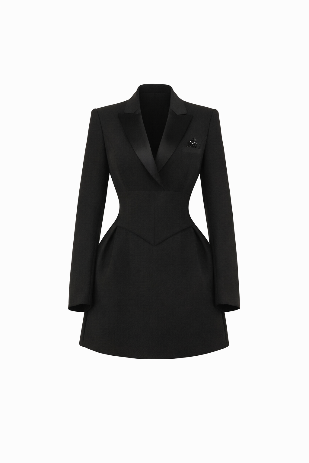DALIA - Blazer Corset-Waist Mini Dress