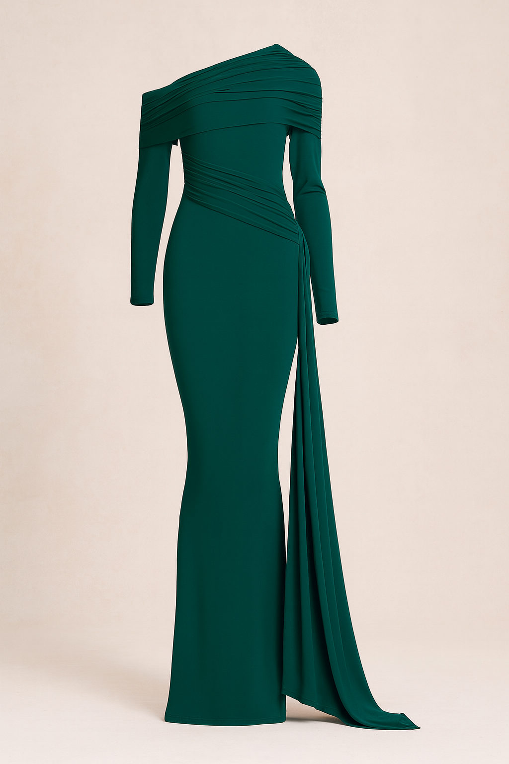 DALIA - Draped Ribbon Dress