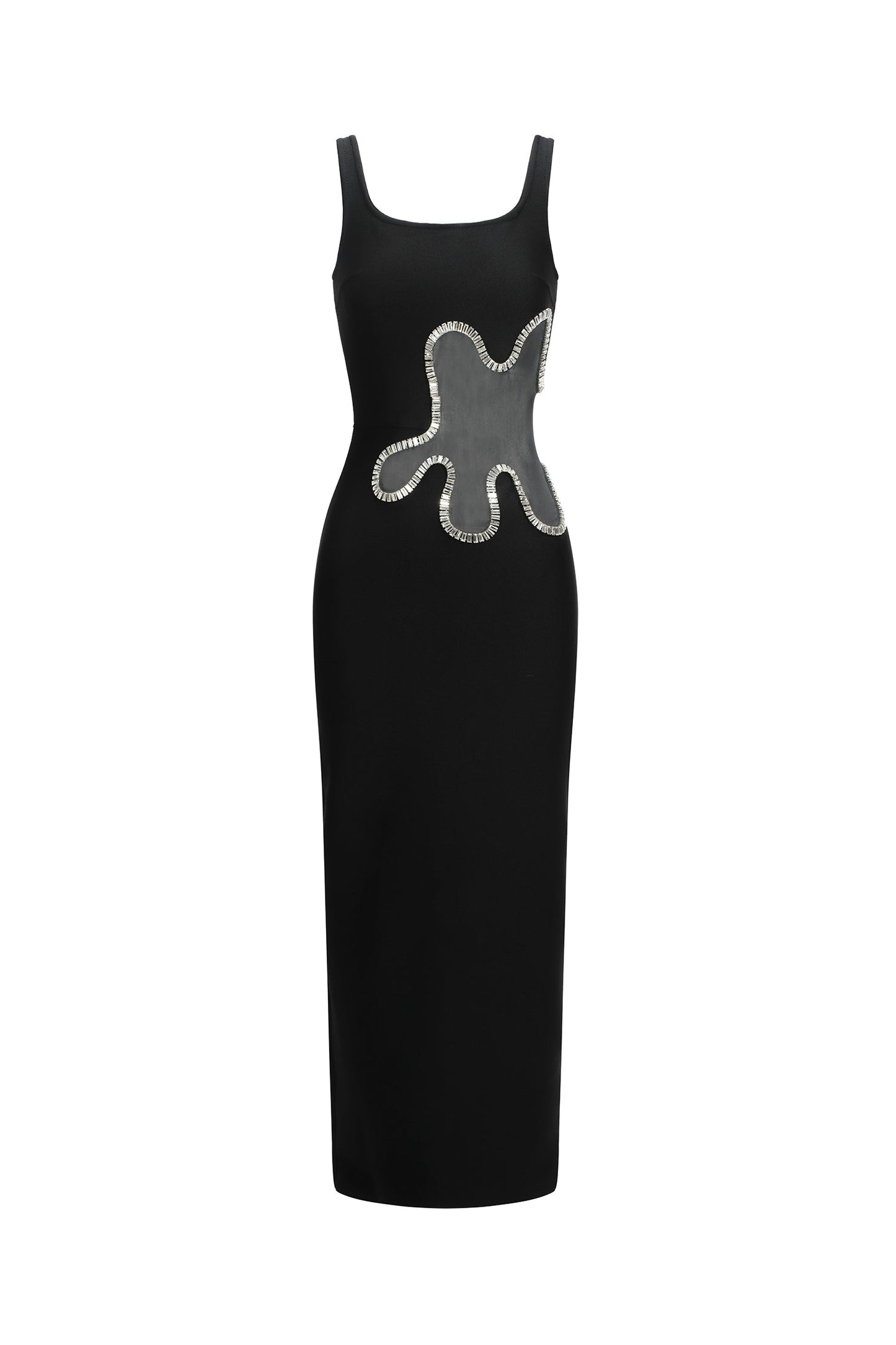 DALIA - Cut Out Diamond Bandage Maxi Dress