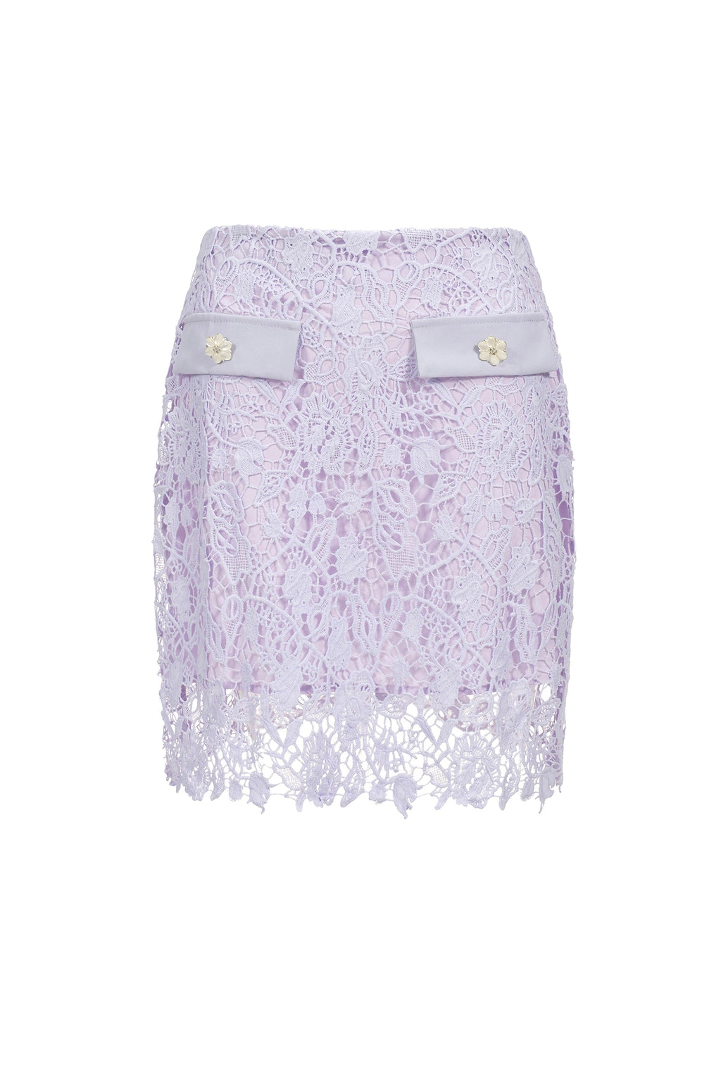 DALIA - Lila Lace Two-Piece Set