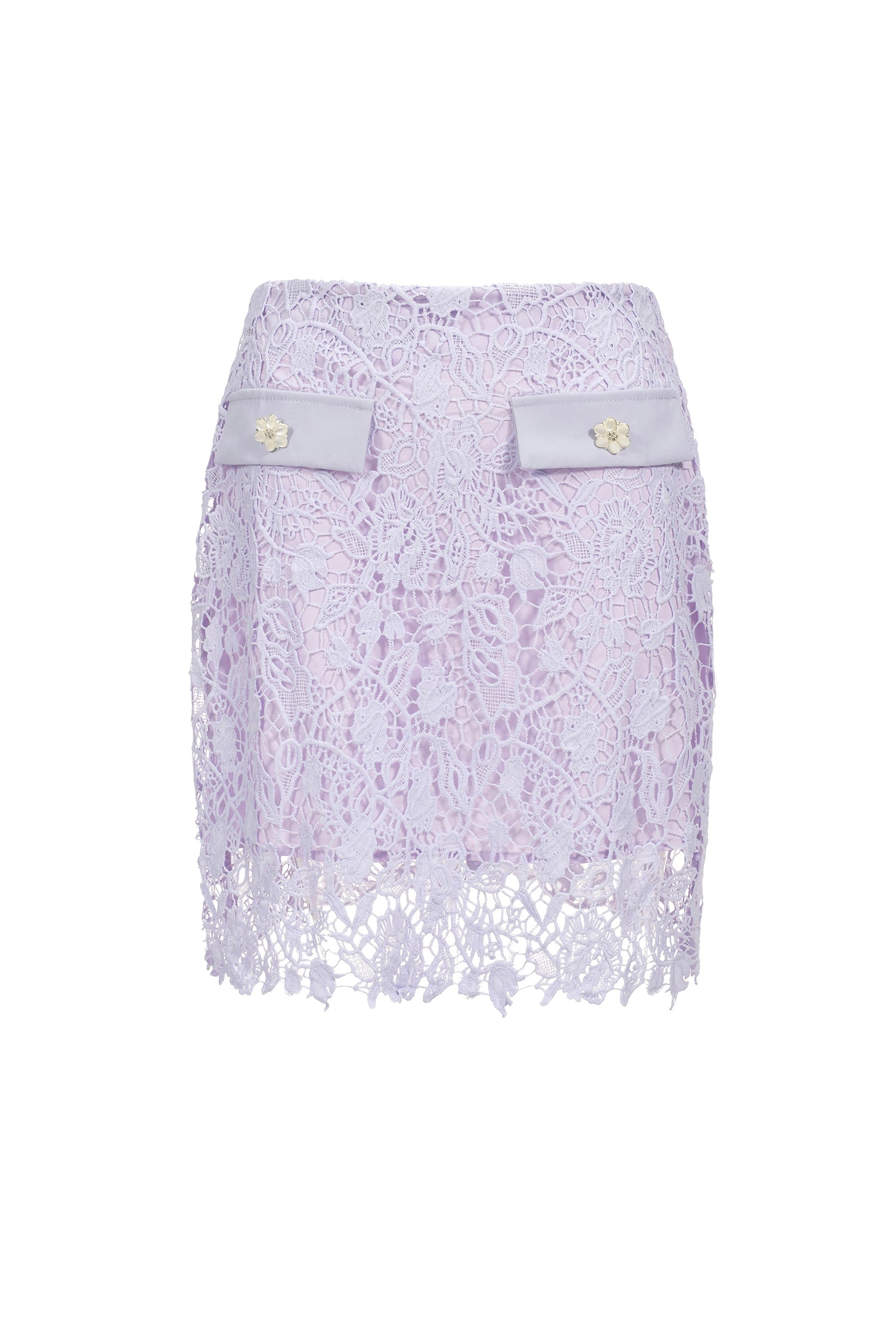 DALIA - Lila Lace Two-Piece Set