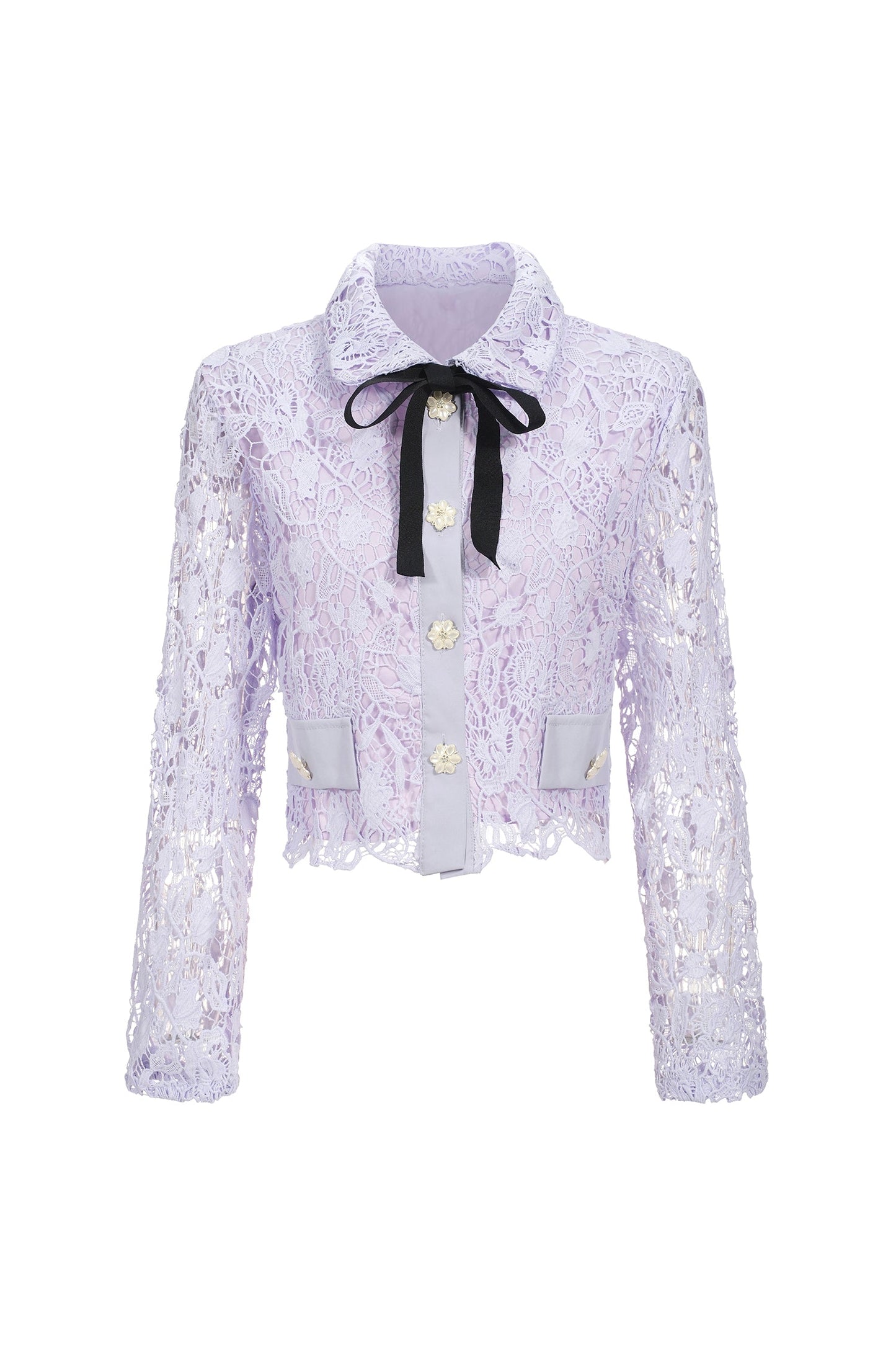 DALIA - Lila Lace Two-Piece Set