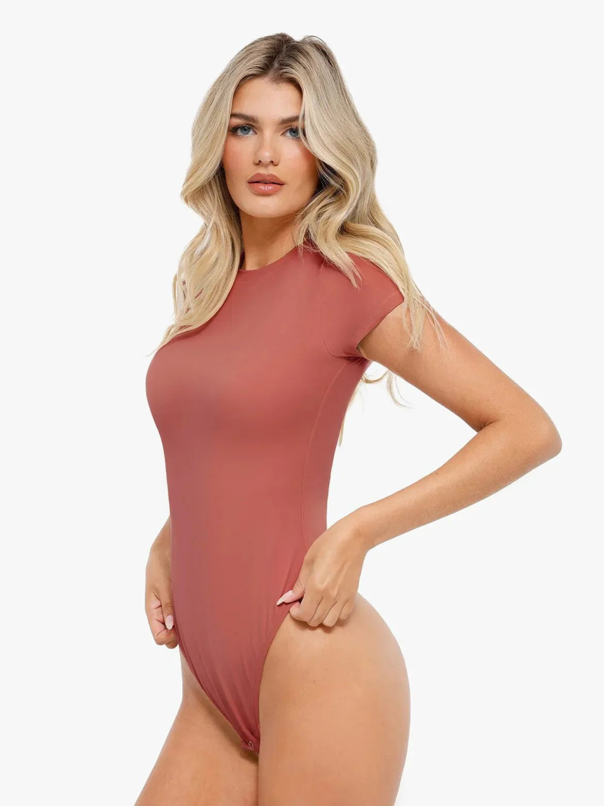 DALIA - Shapewear Cloudsense Short Sleeve Crew-Neck Bodysuit