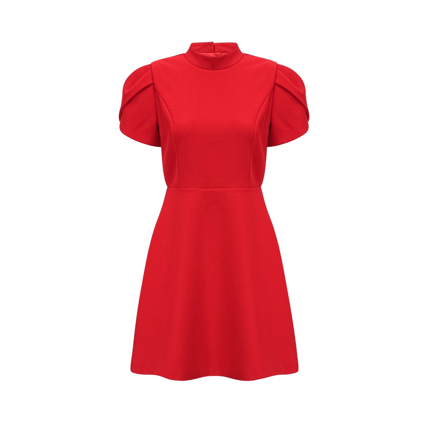 DALIA - Red Bow Mini Dress