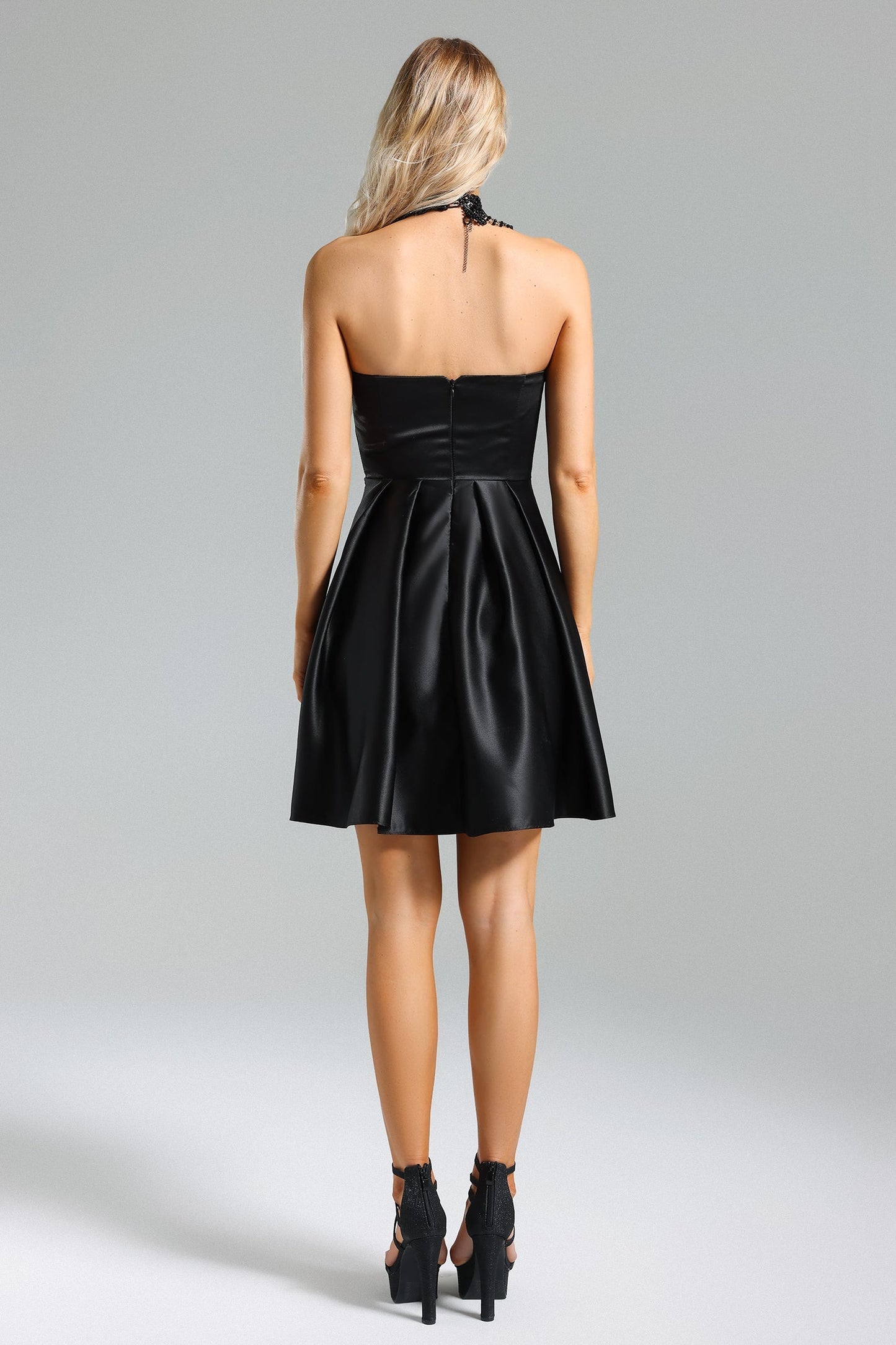 DALIA - Satin Strappy Dress