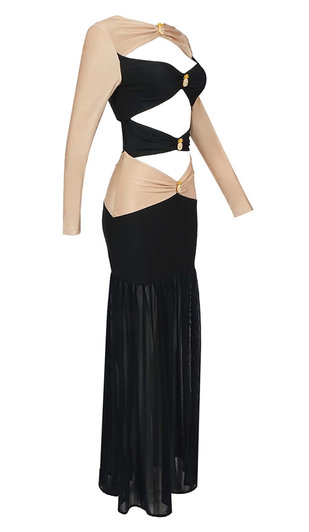 DALIA - Embellished Cutout Maxi Dress