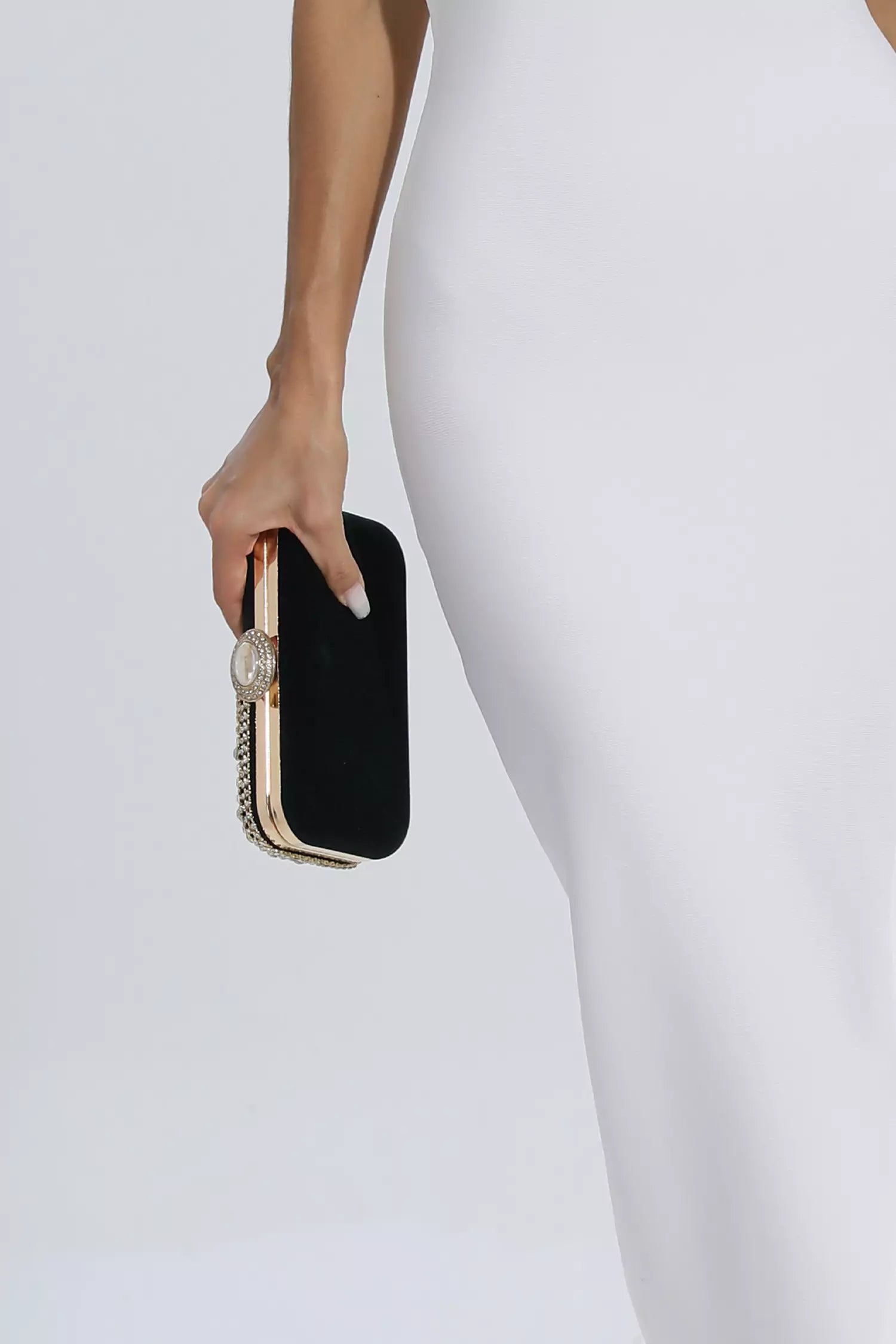DALIA - Mexor Green Diamond Embellished Bag